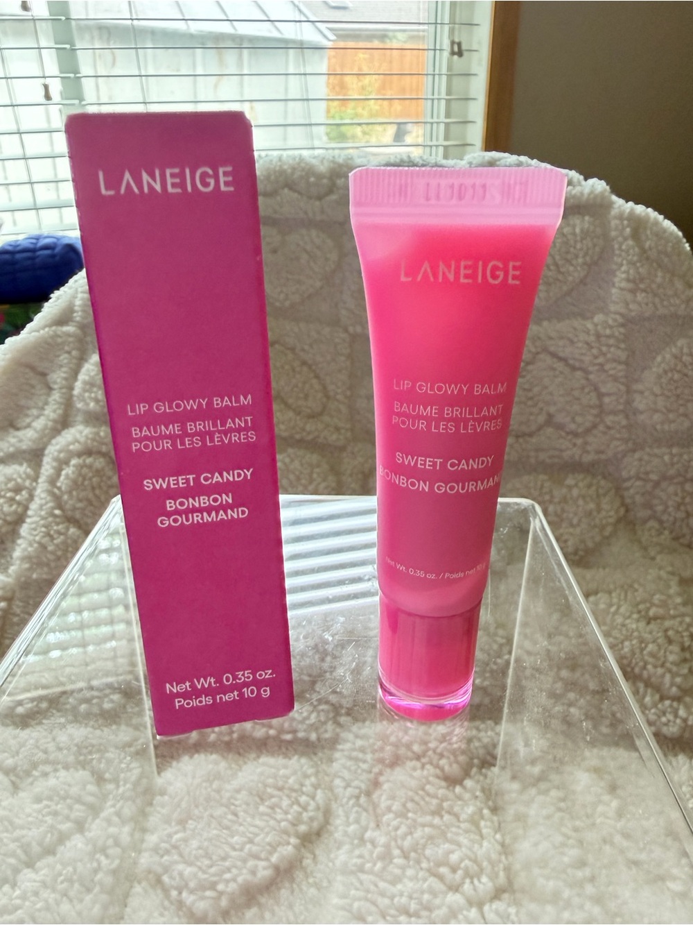 LANEIGE Lip Glowy Balm Sweet Candy - Bright Pink